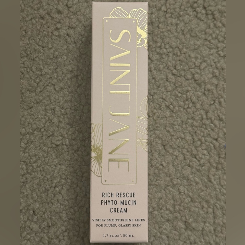 Saint Jane Rich Rescue Phyto-Mucin Cream Smooth Fine Lines 1.7 fl oz / 50 ml NEW